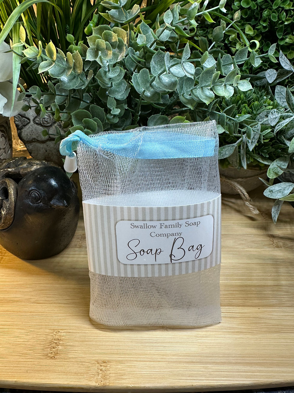 Thumbnail: Place your soap in this bag and use it like a loofah. Hang it up afterward for a long-lasting bar