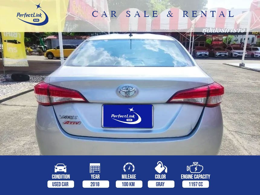 Thumbnail: 2018 Toyota Yaris Ativ 1.2 (ปี 17-22) E Sedan