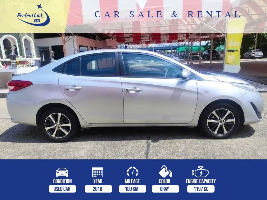 Thumbnail: 2018 Toyota Yaris Ativ 1.2 (ปี 17-22) E Sedan