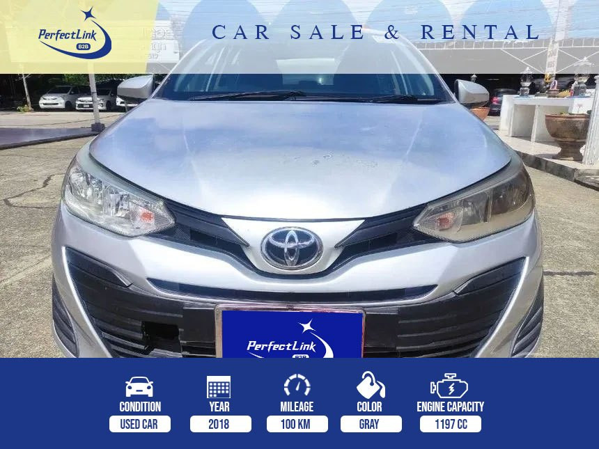 Thumbnail: 2018 Toyota Yaris Ativ 1.2 (ปี 17-22) E Sedan