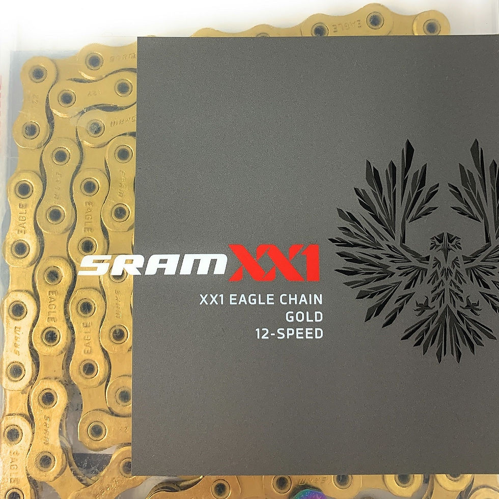 Thumbnail: SRAM PC-XX1 Eagle Chain — 12-Speed, 126 Links, HollowPin, MTB, PowerLock, Gold