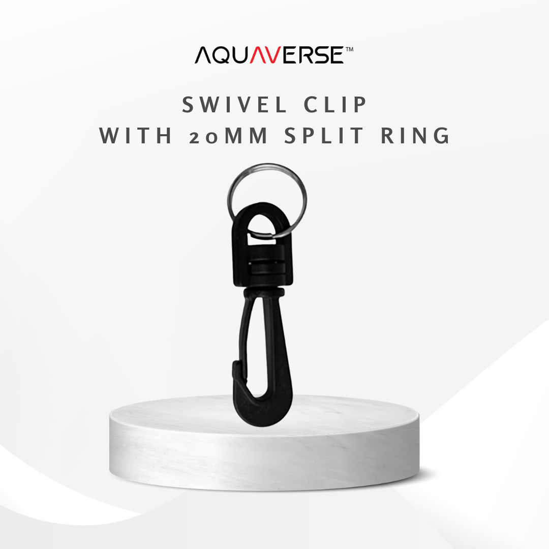 Plastic Swivel Clip With Split Ring