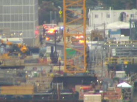 One person hurt after a fire at the Portsmouth Naval Shipyard, officials say