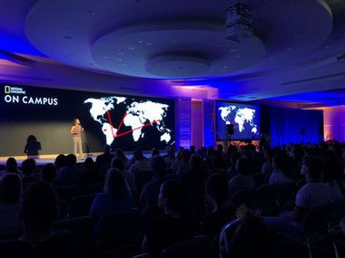 PALESTRA NA NATIONAL GEOGRAPHIC ON CAMPUS MIAMI