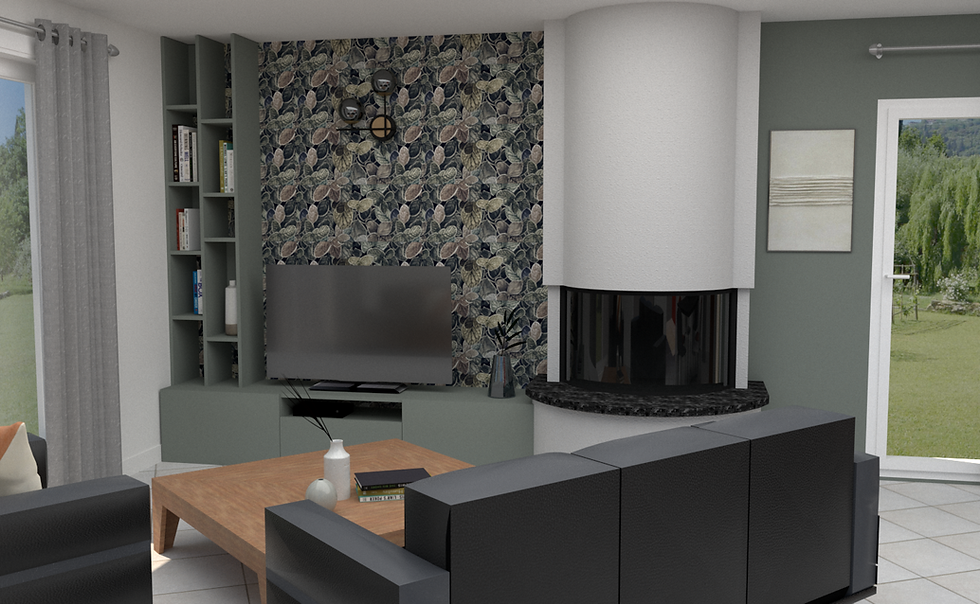 salon-aménagement-meuble tv sur-mesure-design