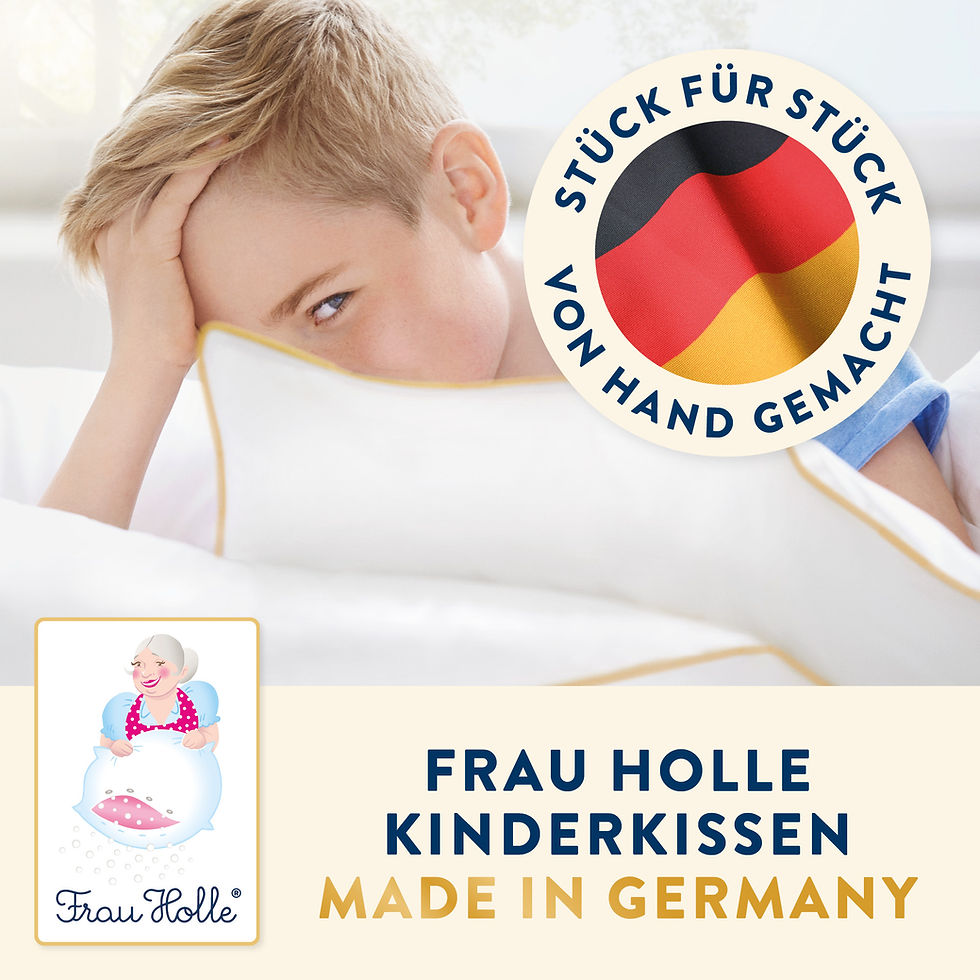 Miniaturbild: Frau Holle Kinderkopfkissen ''NATUR'' - 100% Schurwolle