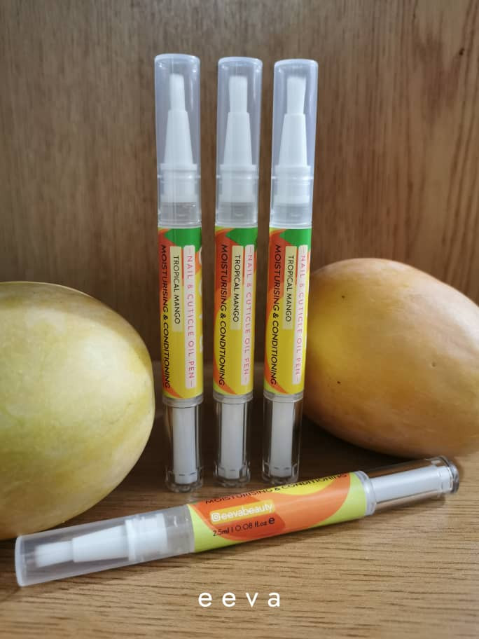 Eeva nail and cuticle oil pen in Tropical Mango