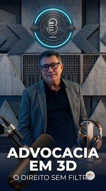 Podcast Advocacia em 3D gravação profissional escritório Arte Final Produtora Rio de Janeiro