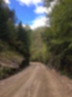 Descent off of Black Mountain