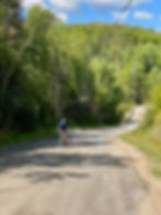 The legendary climb from Stag Creek towards Fieldville