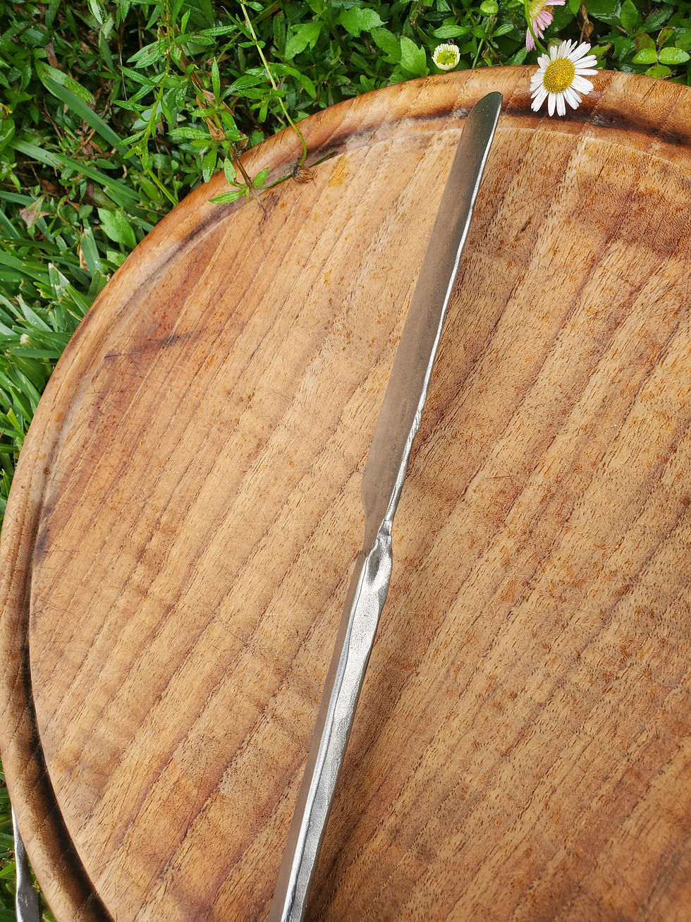 Thumbnail: Forged stainless butter knives