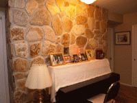 Island Cut Stone walls
