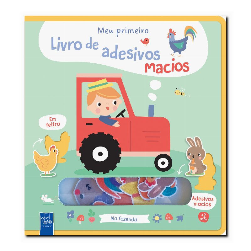 MEU PRIMEIRO LIVRO DE ADESIVOS MACIOS - NA FAZENDA