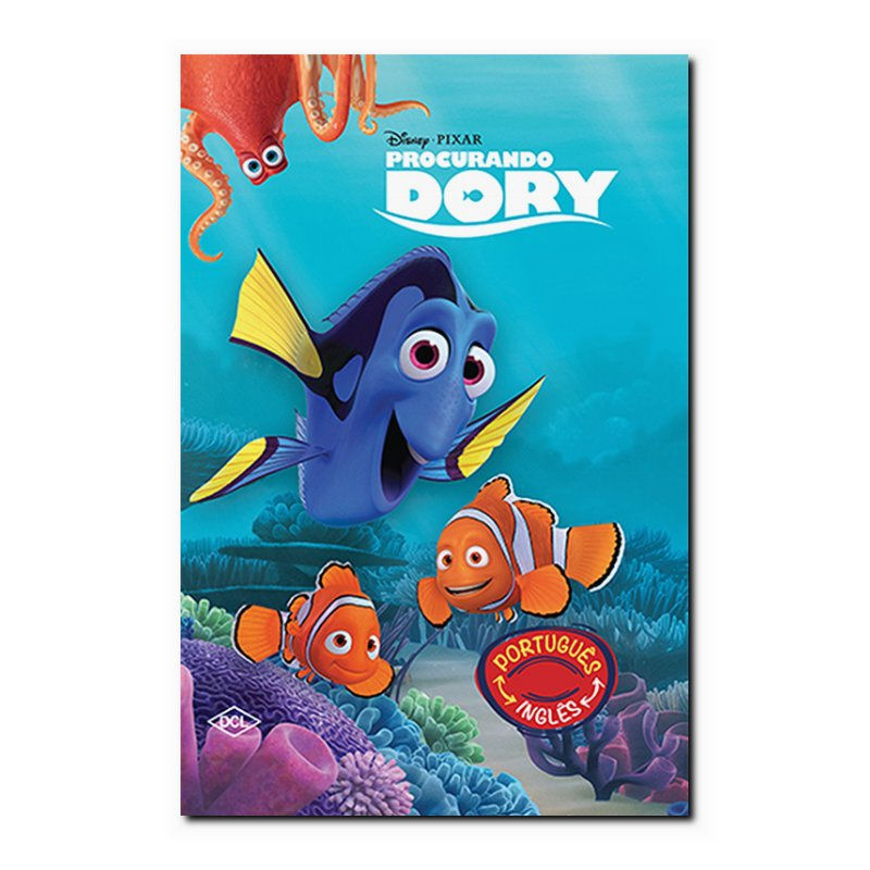 DISNEY - BILÍNGUE - PROCURANDO DORY - (CAPA ALMOFADADA)