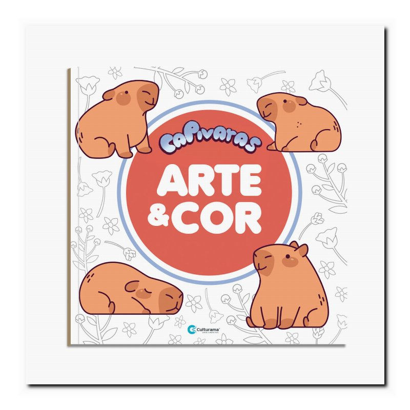 ARTE E COR CAPIVARAS: LIVRO PARA COLORIR!