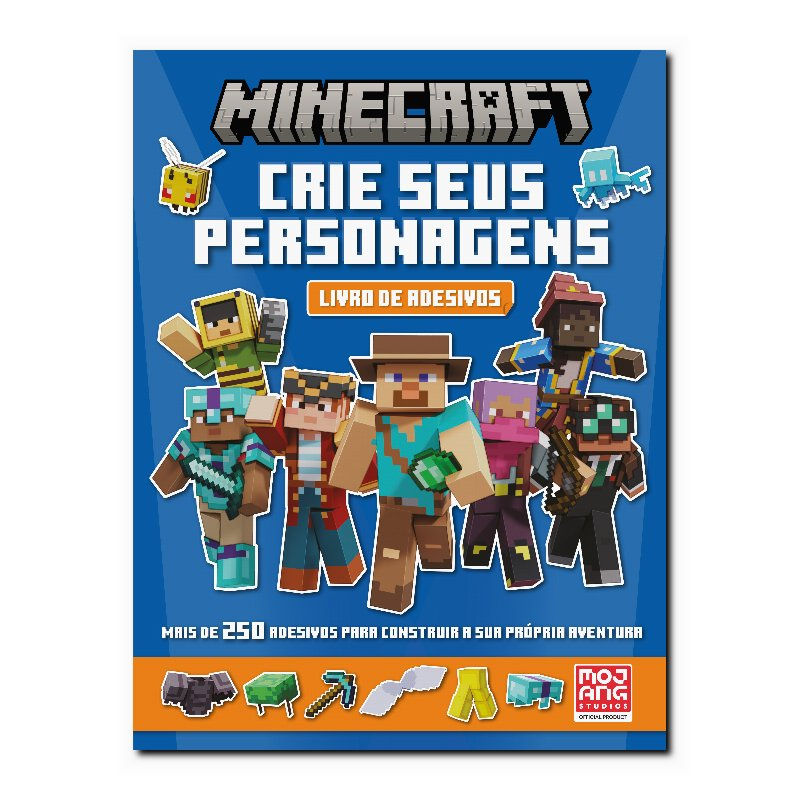 MINECRAFT | CRIE SEUS PERSONAGENS (LIVRO OFICIAL DE ADESIVOS)