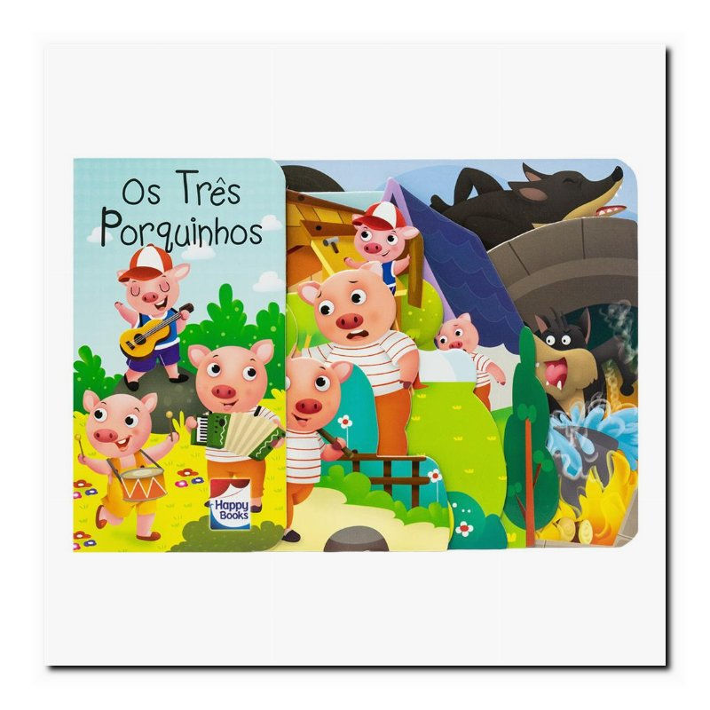 CONTOS CLÁSSICOS COM ABAS: TRÊS PORQUINHOS, OS