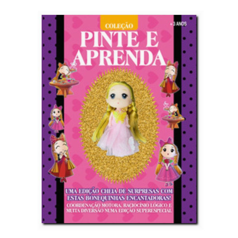 COLEÇÃO PINTE E APRENDA BONEQUINHAS - SWEET
