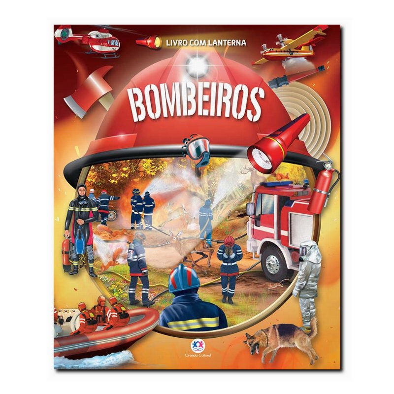 BOMBEIROS - LIVRO COM LANTERNA