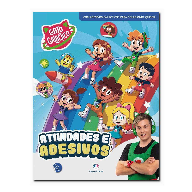 GATO GALACTICO - ATIVIDADES E ADESIVOS