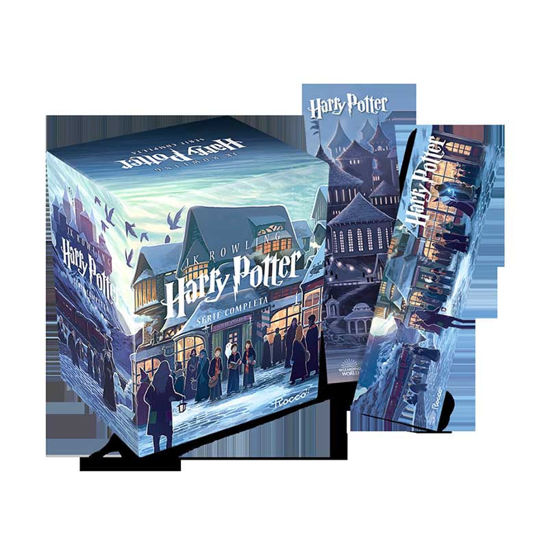 BOX HARRY POTTER SCHOLASTIC - CASTELO (CAIXA AZUL)
