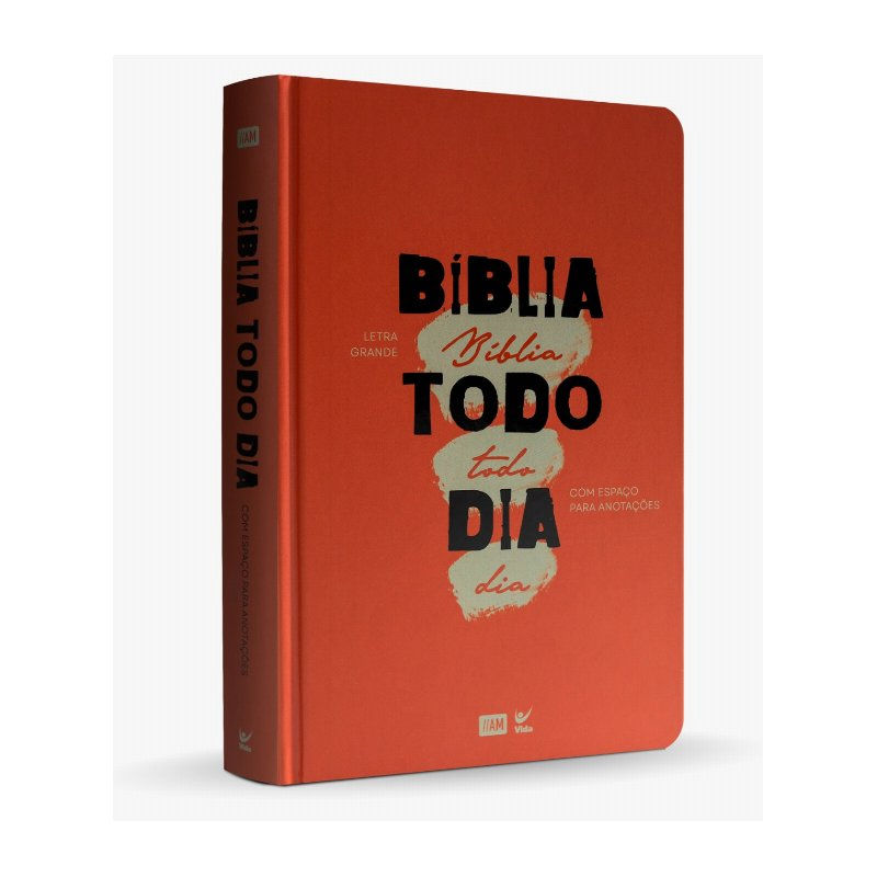BÍBLIA TODO DIA LETRA GRANDE - CAPA LARANJA