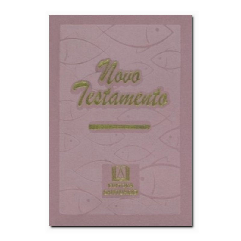 NOVO TESTAMENTO - BOLSO ZÍPER - ROSA