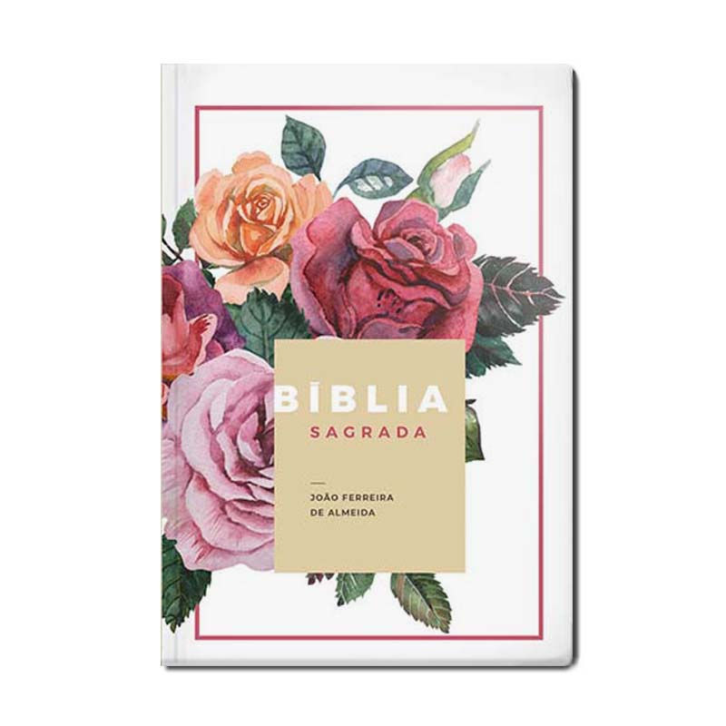 BÍBLIA RC G SEMI LUXO FLORAL