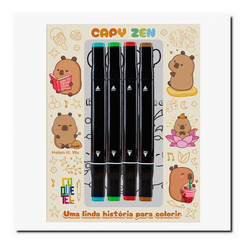 CAPY ZEN: UMA LINDA HISTÓRIA PARA COLORIR