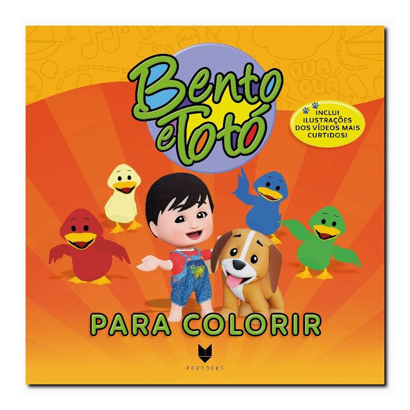 BENTO E TOTÓ PARA COLORIR