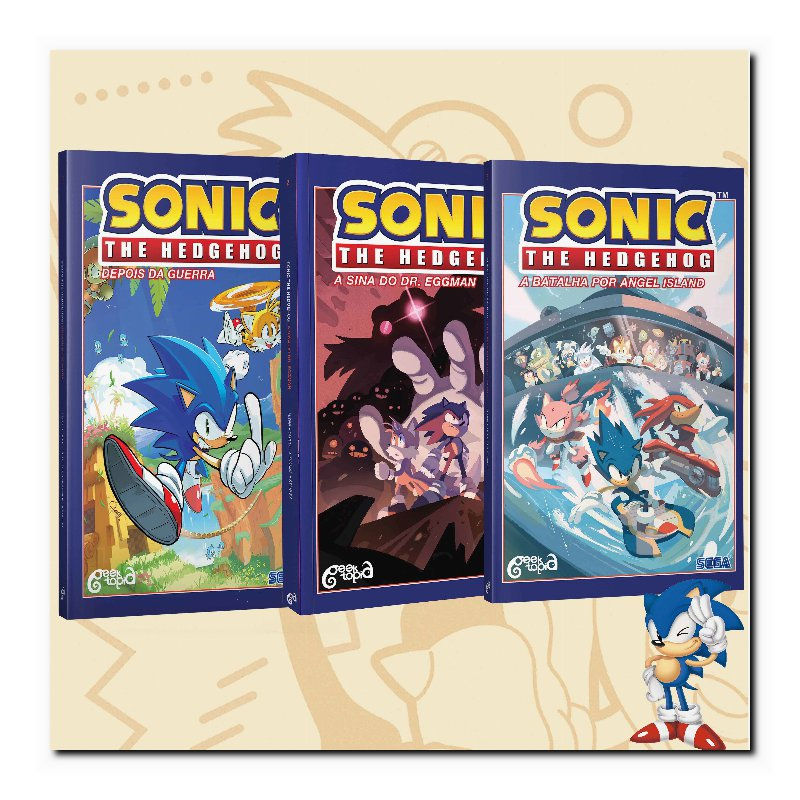 COMBO SONIC - VOLUMES 1, 2 E 3