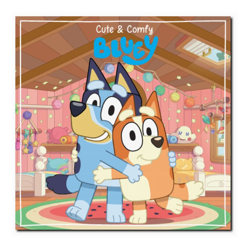 BLUEY CUTE & COMFY - LIVRO DE COLORIR PARA CRIANÇAS