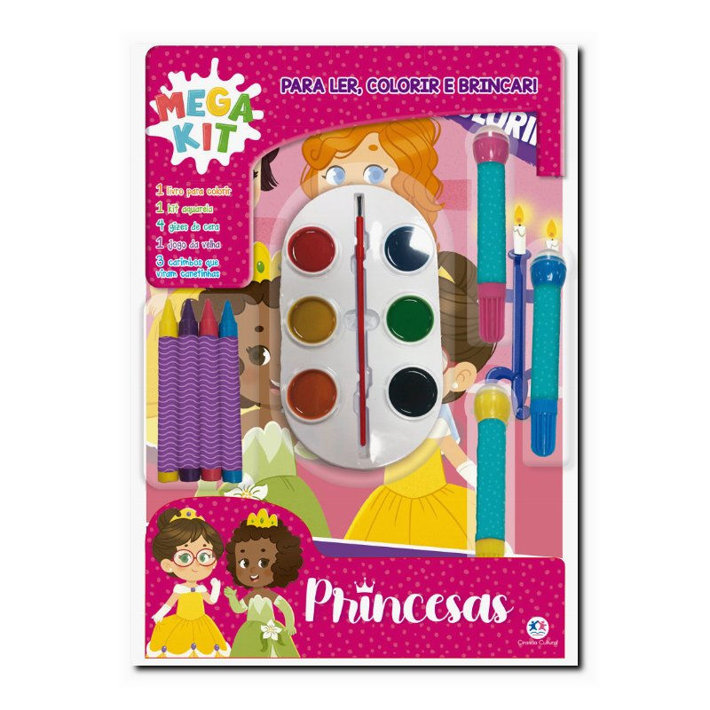 PRINCESAS - LER, COLORIR E BRINCAR