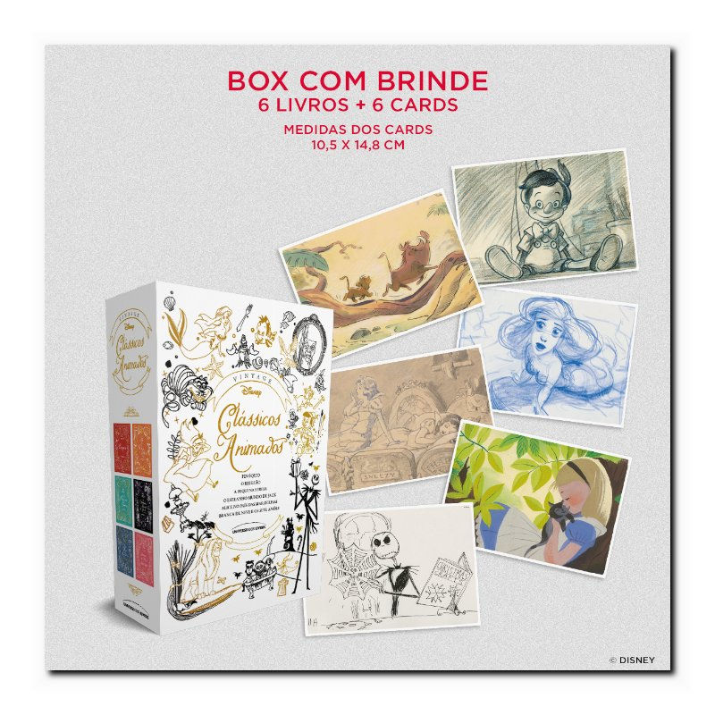 BOX DISNEY VINTAGE - CLÁSSICOS ANIMADOS