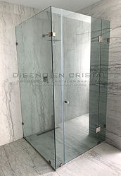 Cancele para baño de vidrio templado