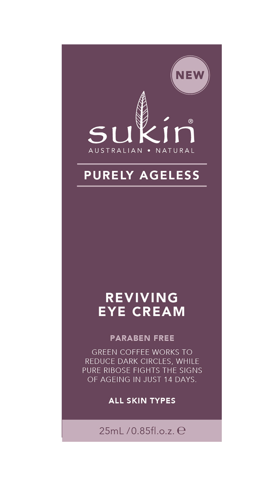 Sukin, Purely Ageless Eye Cream 25ML