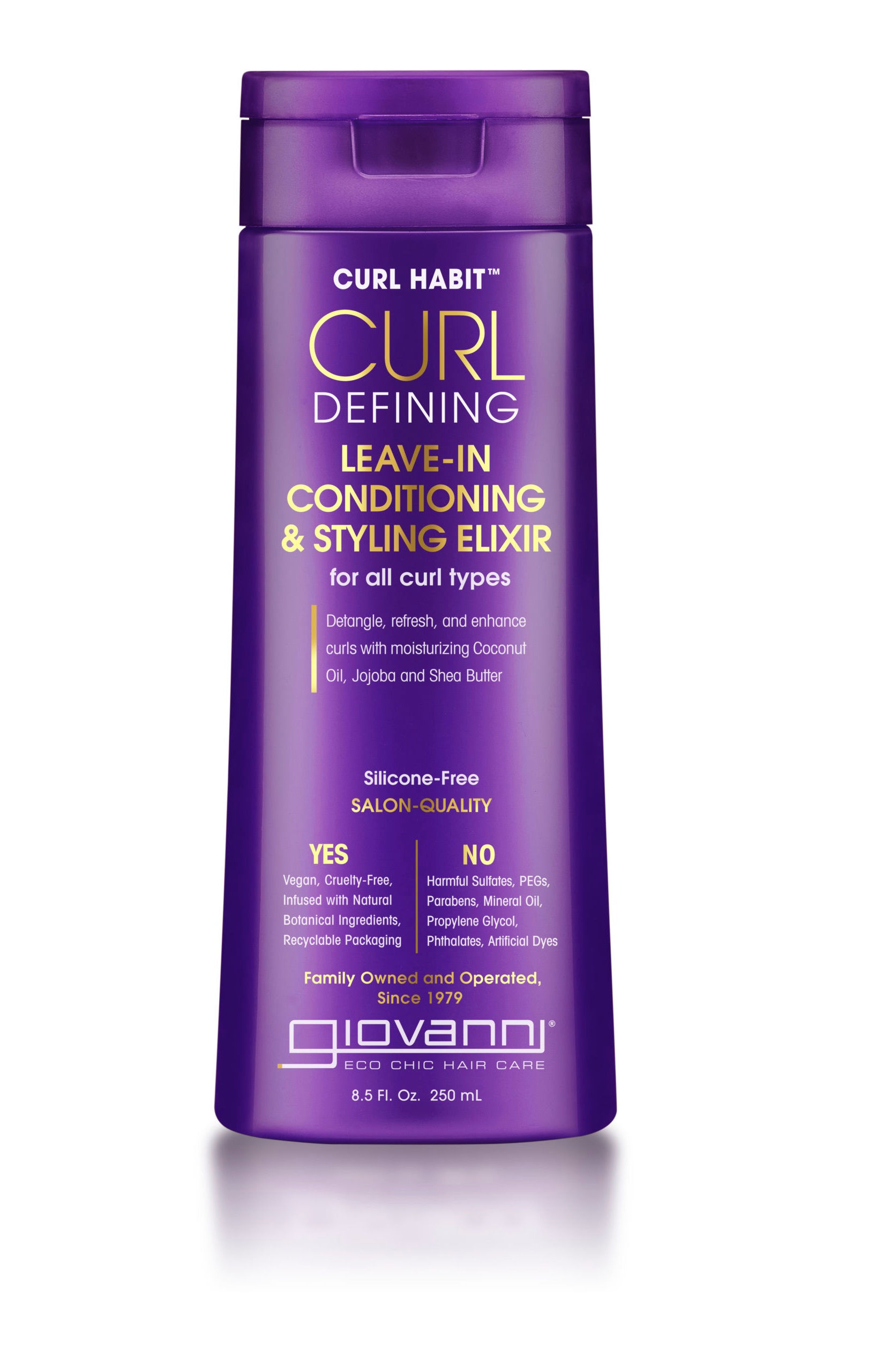 GIOVANNI,  CURL HABIT CURL DEFINING LEAVE IN CONDITIONER ELIXIR 250ML
