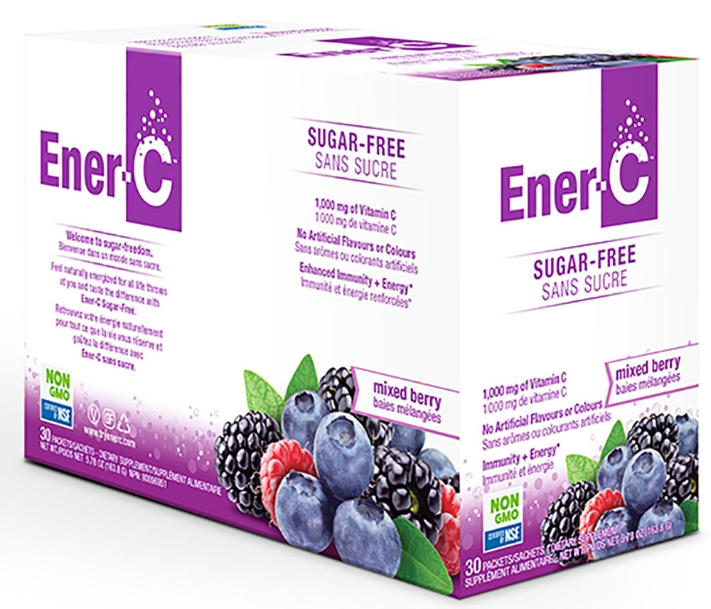Ener-C, Mixberry Sugar Free 30 Sachets