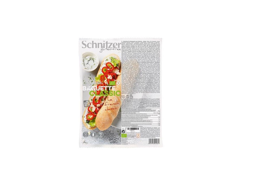 SCHNITZER, CORN BAQUETTE GF 360G BIO