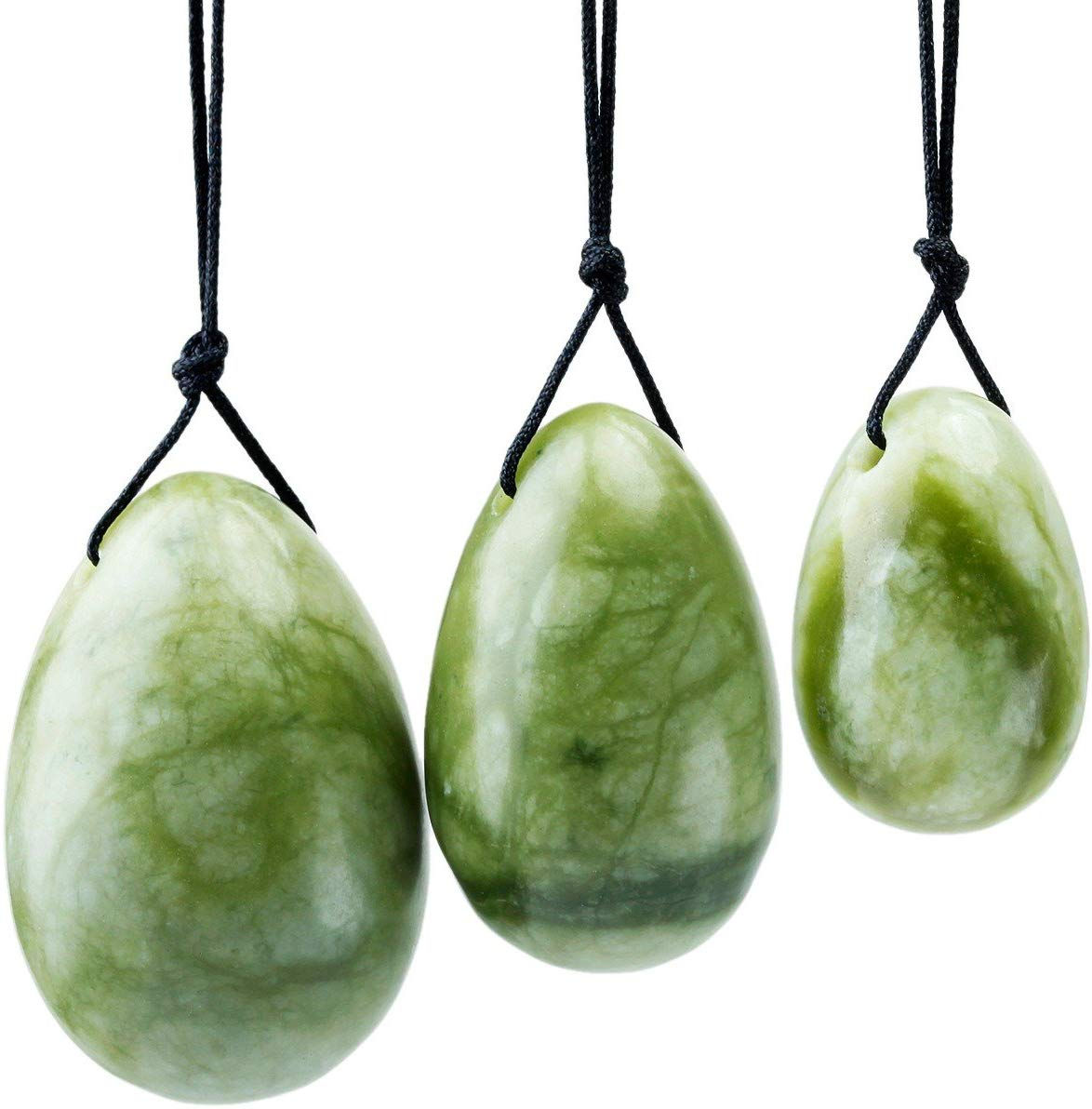 GREEN JADE YONI EGG 3PC SET