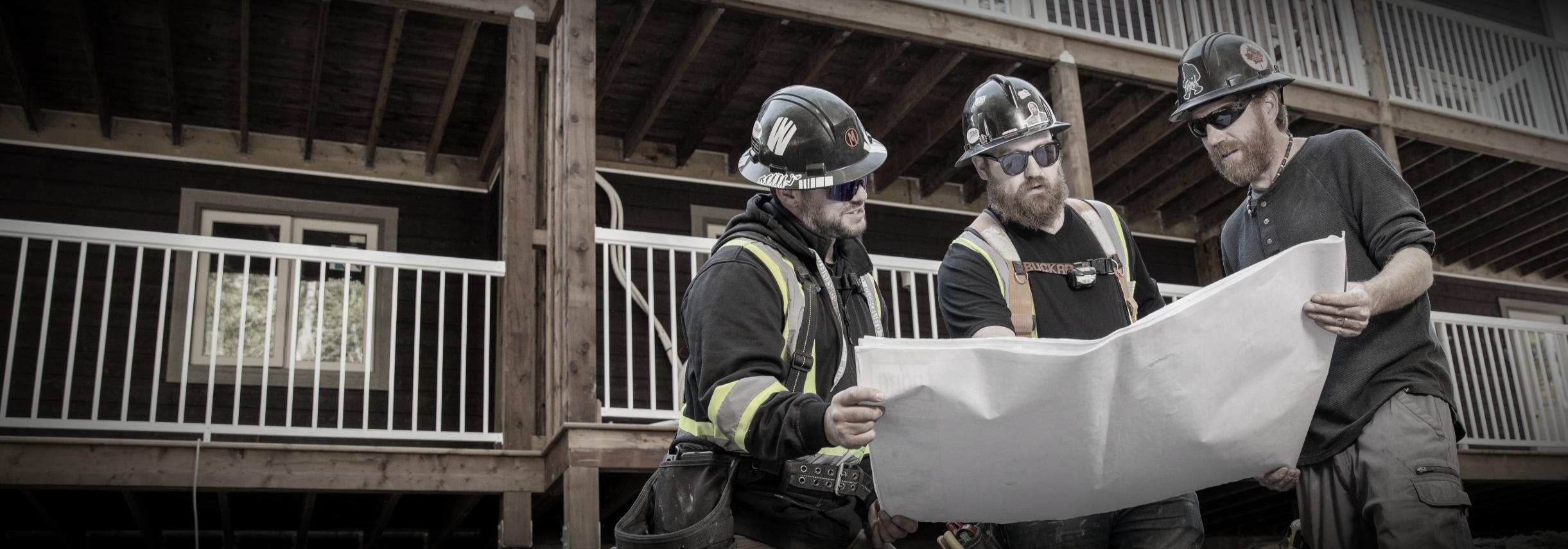 DORA Construction team members on site