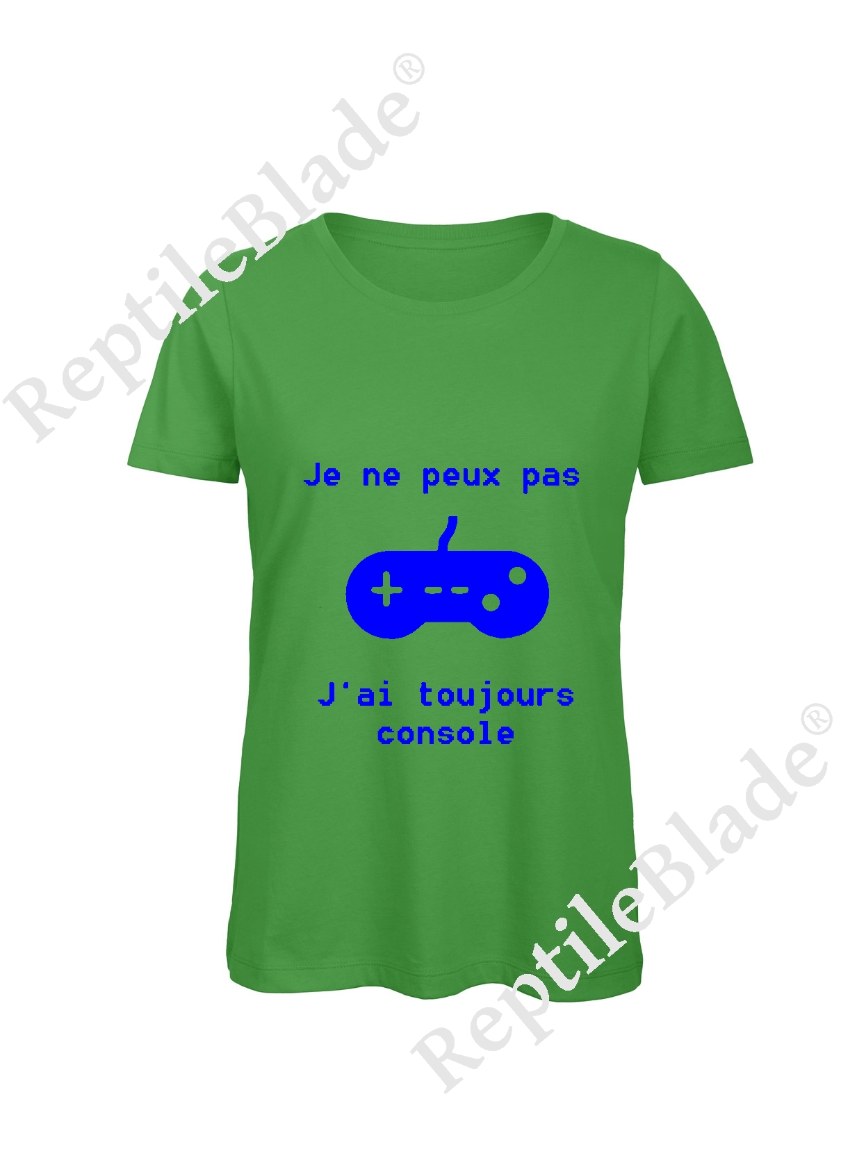 T-shirt femme "Je peux pas j'ai toujours console"