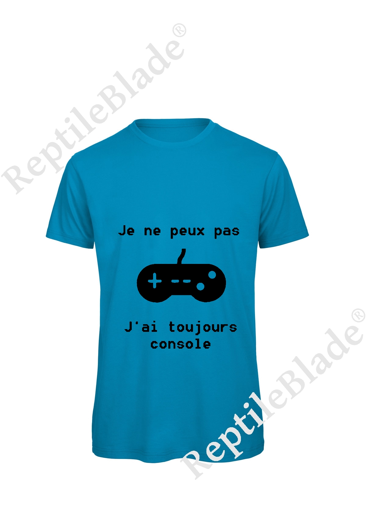 T-shirt homme "Je peux pas j'ai toujours console"