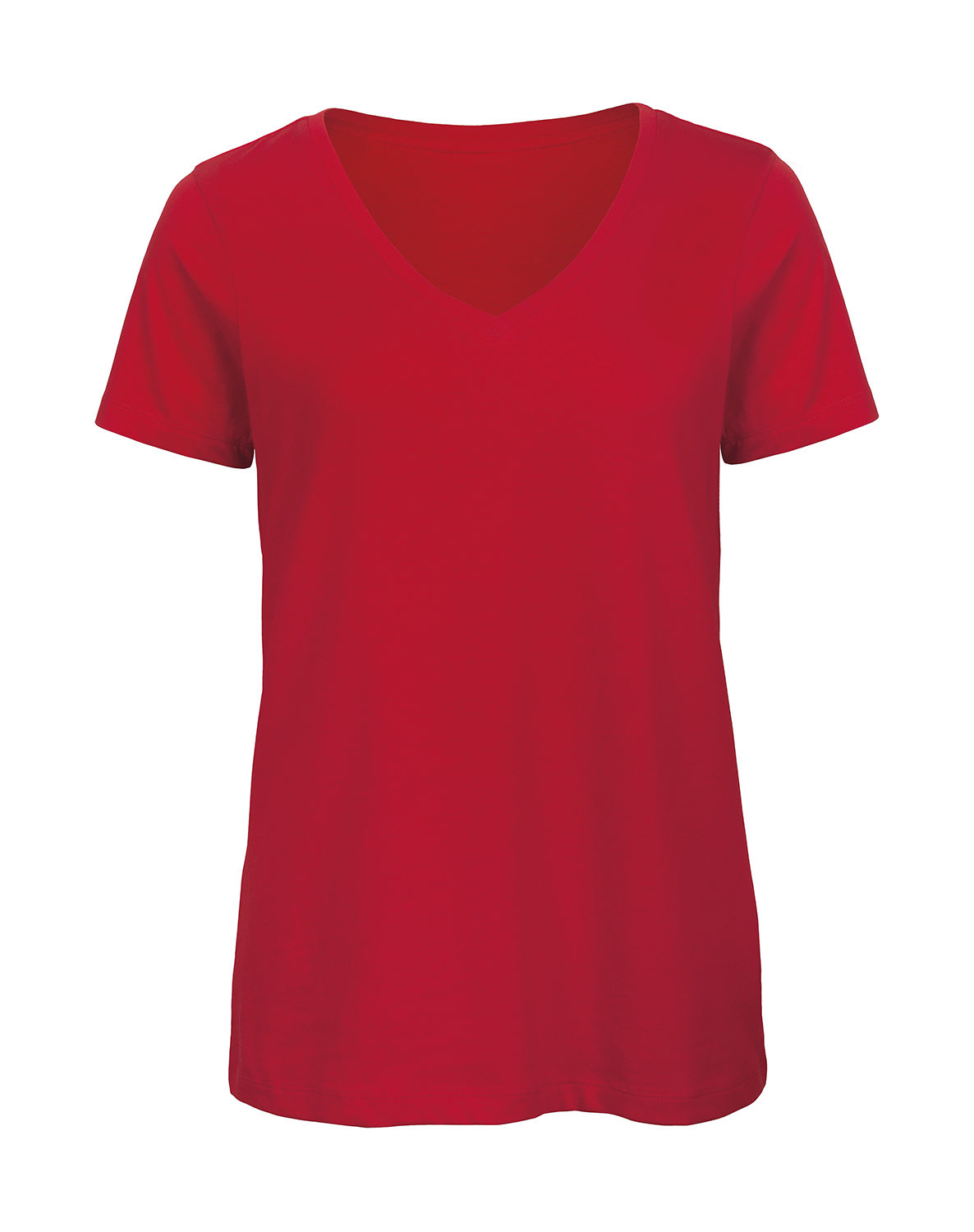 Miniature T-shirt femme col v