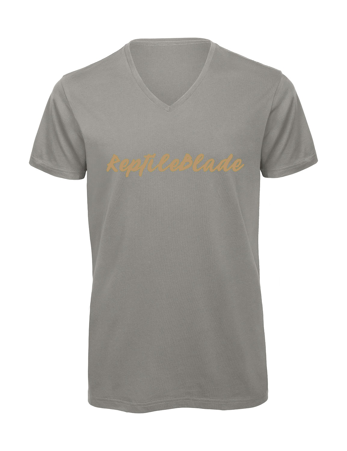 Miniature T-shirt homme col v "Reptileblade"