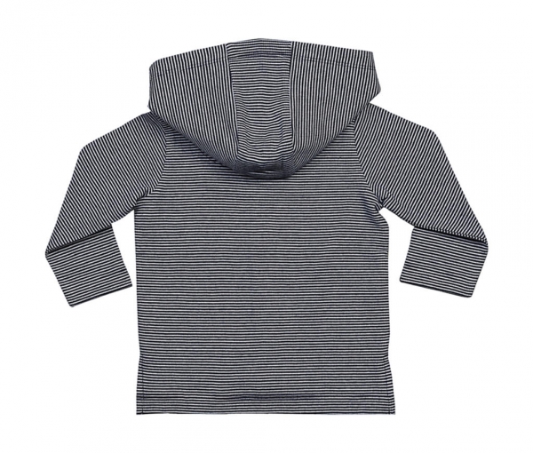 Miniature Sweat-shirt à capuche rayé pour bébé