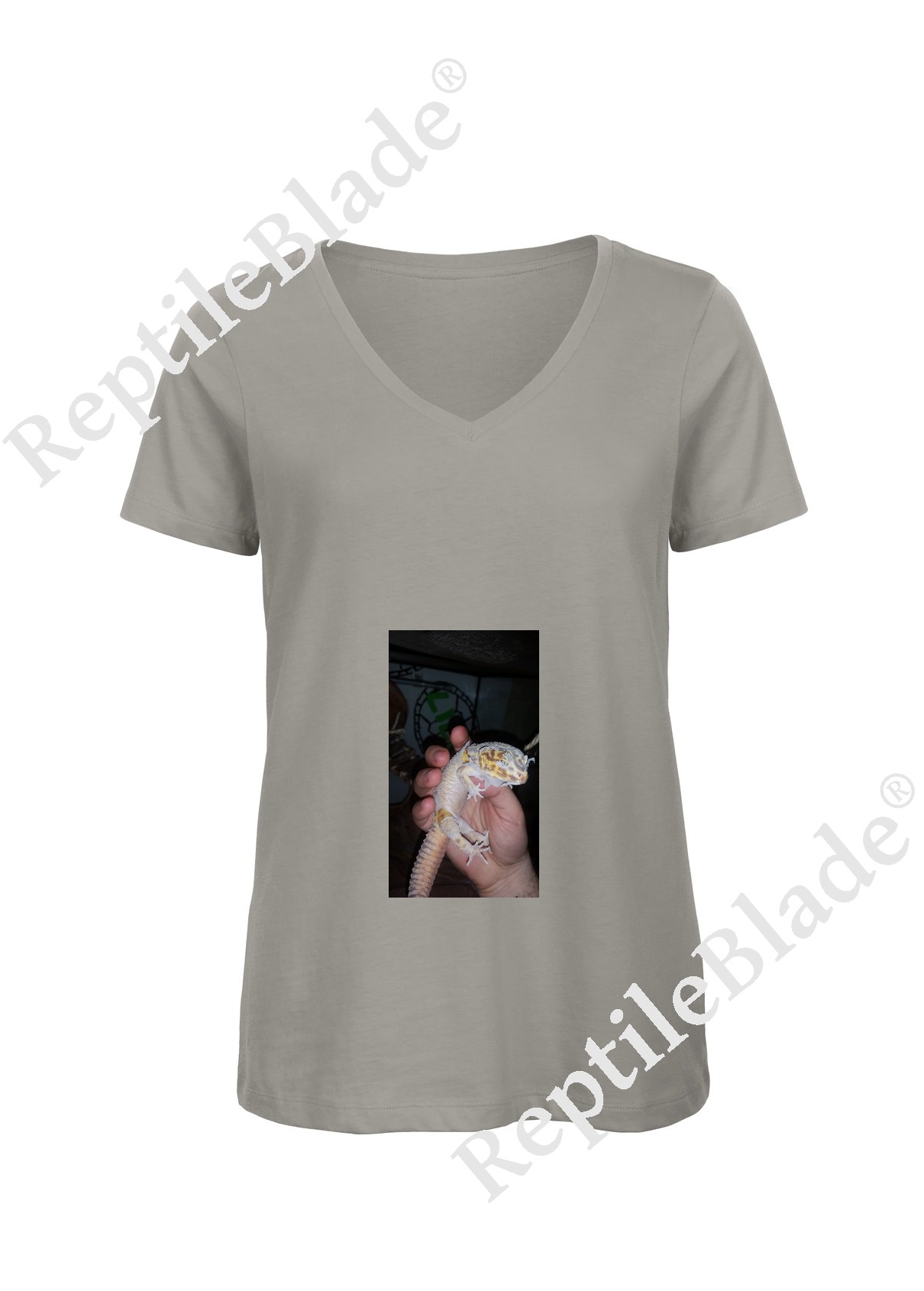 T-shirt femme col v "Lilo tortues"