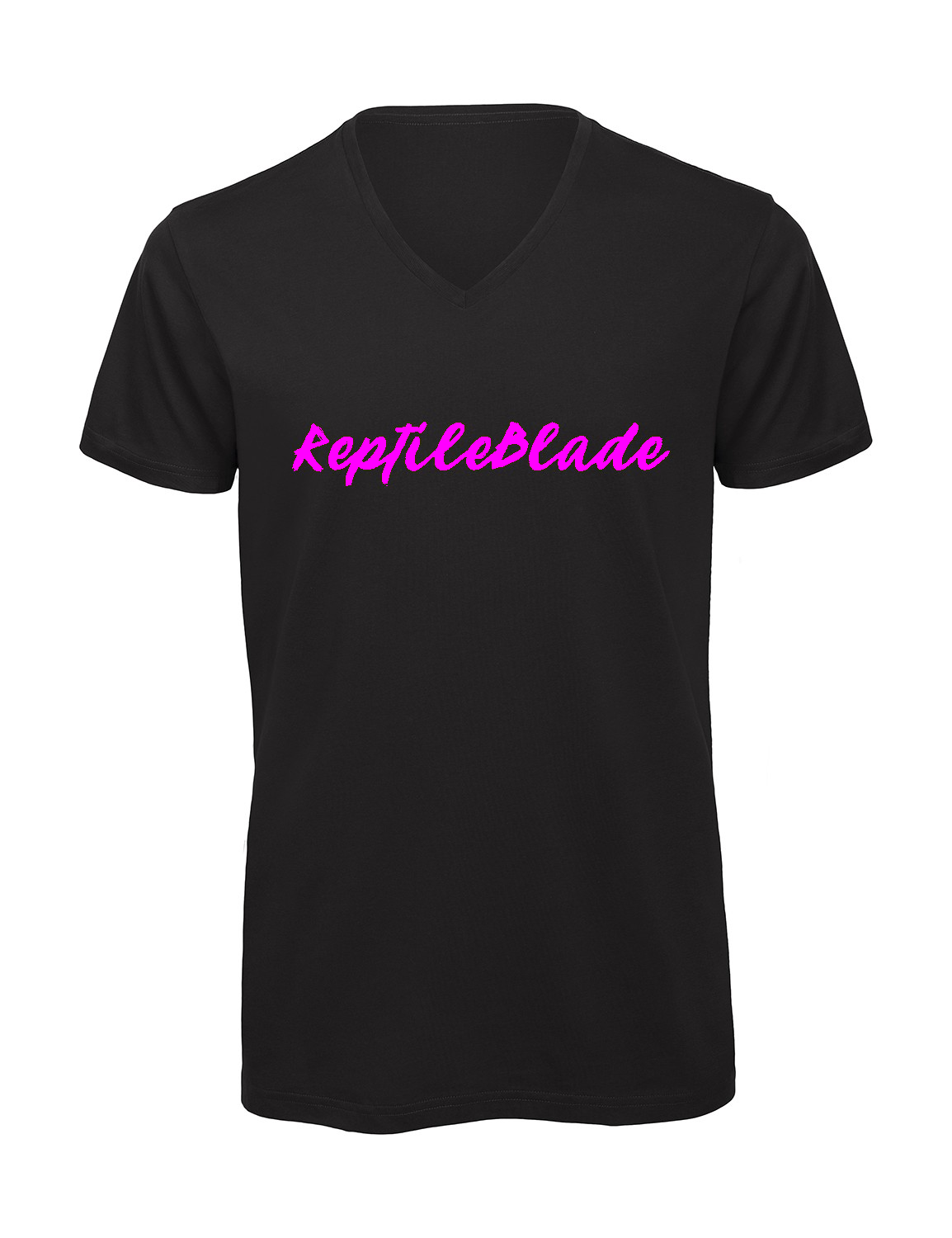 Miniature T-shirt homme col v "Reptileblade"