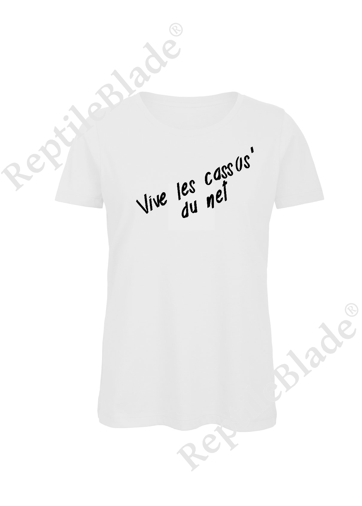 Miniature T-shirt femme "Vive les cassos' du net"