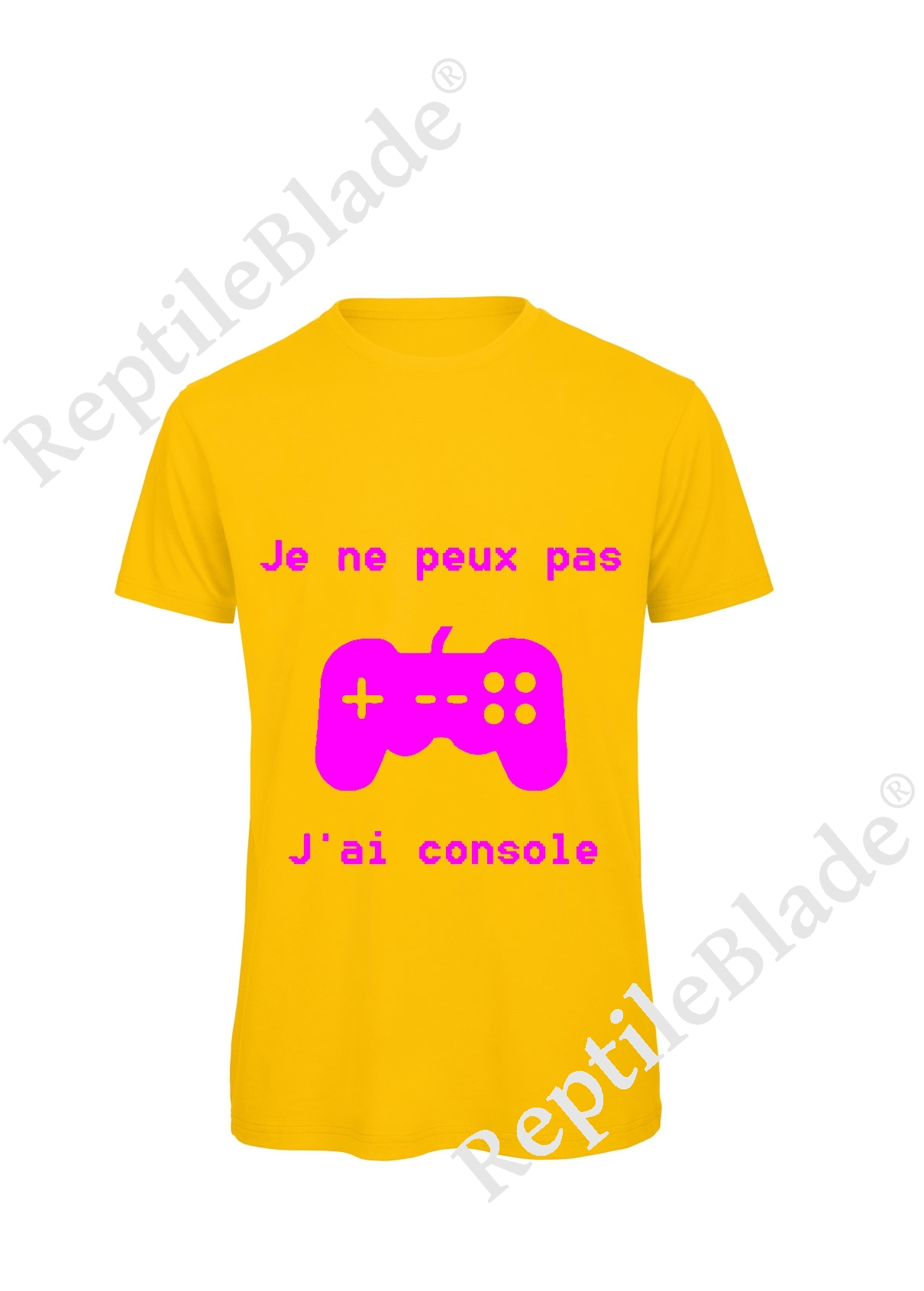 T-shirt homme "Je peux pas j'ai console"